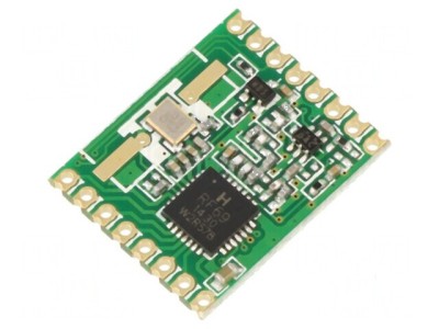 Modul RF emiţător-receptor FM FSK 868MHz SPI 1,8-3,6VDC SMD foto