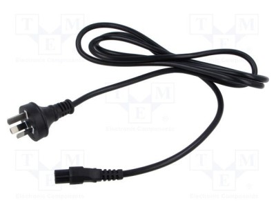 Cablu 3x0,75mm2 AS/NZS 3112 IEC C5 mamă PVC 1,8m POS foto