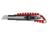 Cuțit universal 18 mm cu blocare lamă și lamă ruptibilă