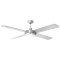 Ventilator tip candelabru 2x e27 - argintiu