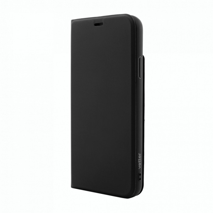 Husa Vetter pentru iPhone 11 Pro, Flip Book Dual Case, Negru