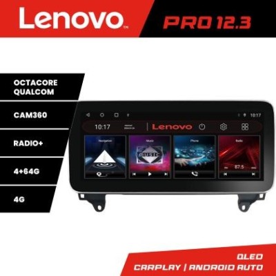 Navigatie Mercedes ML W166 NTG4.5 K-W166 Lenovo PRO 4+64 12.3 inch qled android 4G DSP gps internet CarStore Technology foto
