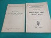 Lot 2 Cărți Silvicultură: Măsuri Igienă Pădurii (1953) &amp; Noile Utilizări Lemnului + Technica Silvică (1943) - Planșe