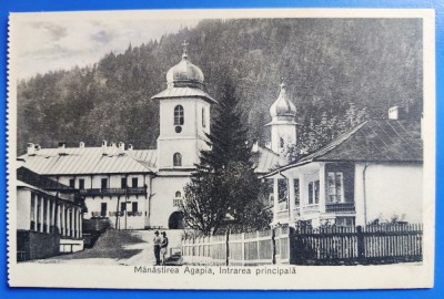 Manastirea Agapia - Intrarea principala - aprox. 1928 - printata, necirculata foto