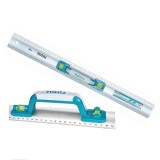 Cumpara ieftin Rigla din aluminiu cu bula TOTAL - 60cm