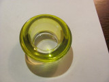 CY - Suport sticla groasa galbena pentru candela ori lumanare (parfumata sau nu)
