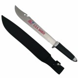 Maceta de vanatoare DEPOX&reg;, USA Freeknife, negru, 45.5 cm, teaca inclusa