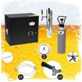 Set complet dozator bere AS-40, 2 linii, Green Line, Cuplă butoi bere 2: fără, Cuplă butoi bere: KeyKeg