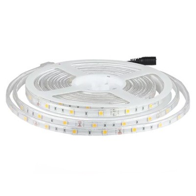 Banda led smd5050 30led/m 3000k ip65 5m foto