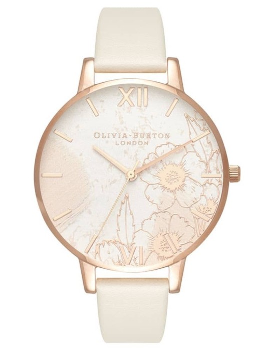 Ceas Dama, Olivia Burton, Abstract Florals OB16VM25 - Marime universala