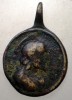 Pandantiv Vechi Religios Bronz Corodat/Oxidat 20/17.4mm 5g