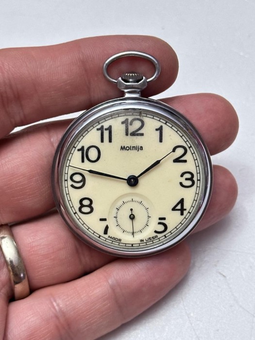 CEAS DE BUZUNAR MOLNIJA - Cal. 3602 - Made in USSR - Vintage !