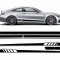 Set Stickere Capota/Plafon/Portbagaj si Laterale Negru Mat Mercedes C205 Coupe A205 Cabriolet (2014-up) A45 Design Edition 1 Performance AutoTuning