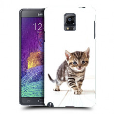 Husa Samsung Galaxy Note 4 N910 Silicon Gel Tpu Model Pisicuta foto