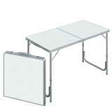 Outsunny Masă De Camping Picnic Pliabilă Portabilă 120 x 60 x 54/70 cm | Aosom Romania