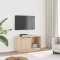 vidaXL Comodă TV, 74x35x44 cm, lemn masiv de pin