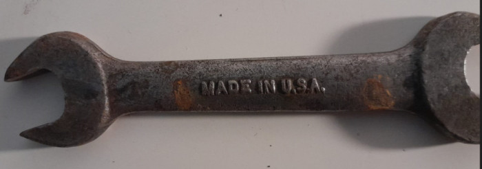 Cheie mecanică fixă dubla vintage Drop Forged, MADE IN USA / scule si unelte