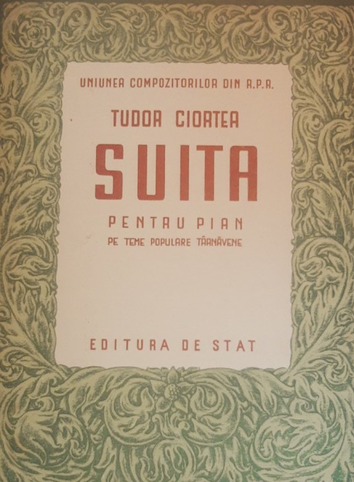 Suita Pentru Pian Pe Teme Populare Tarnavene - Tudor Ciortea