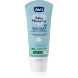Chicco Baby Moments Everyday Nappy Cream crema pentru &icirc;ngrijirea zilnică a fundulețului fără parfum 100 ml
