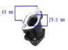 Galerie admisie carburator ATV 100cc 250cc-4T, Oem