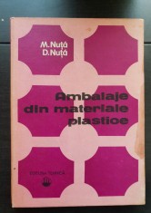 Ambalaje din materiale plastice - M. Nuță, D. Nuță