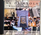 Al Di Meola &lrm;&ndash; World Sinfonia - Heart Of The Immigrants NM / NM jazz contemporan latin jazz Rhino SUA 1993
