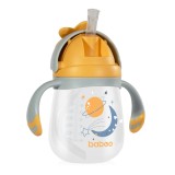 Cana Baboo cu tetina din silicon, Blue Haze, 240 ml, 9 luni+
