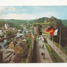 FR2-Carte Postala -FRANTA - Bouillon, La Semois et le Chateau-fort, circulata