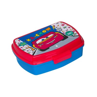 Caserola pentru alimente, Cars, Rosu, pentru copii, Baieti, 16x14x6cm, ATU-086041 foto