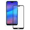 Folie Sticla 10D Full Glue Neagra Huawei P20 Lite, MyStyle, Transparenta, Sticla Securizata, Duritate 10H, Grosime 0.33mm