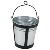 Galeata fantana, din otel galvanizat, tronconica, capacitate 10 litri, fabricata in Romania, 464997