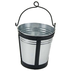 Galeata fantana, din otel galvanizat, tronconica, capacitate 10 litri, fabricata in Romania, 464997 foto