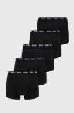 HUGO boxeri 5-pack bărbați, culoarea negru 50493840
