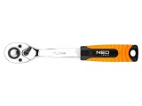 Clichet 1/2 cu comutator 255mm 72 dinți NEO TOOLS