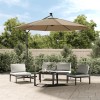 Vida XL P&acirc;nză de schimb umbrelă de soare consolă, gri taupe, 350 cm 313815, vidaXL
