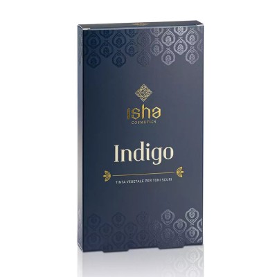 Vopsea de par naturala indigo, 100g, Isha foto