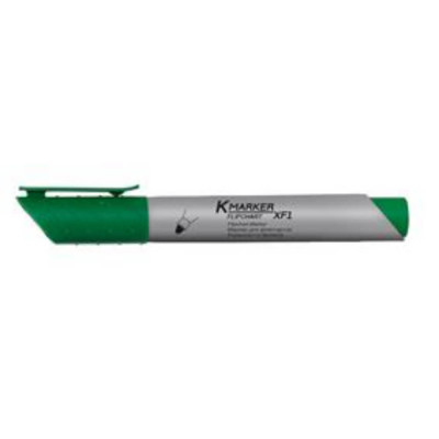 Marker pentru Flipchart Kores, Varf de 3 mm, Verde, Marker Flipchart, Markere Flipchart, Markere pentru Flipchart, Marker Nepermanent, Marker Verde pe foto