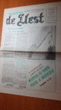gazeta de vest 10 martie 1990-interviu petre roman si radu campeanu