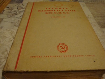 Istoria razboiului civil din URSS - volumul 2 - Marea revolutie proletara - 1948 foto