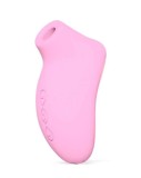 Stimulator Lelo Sona 2 Travel, 12 Moduri Suctiune, Silicon, USB, Roz, 8.7 cm