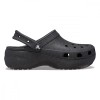 Saboți Crocs Women&#039;s Classic Platform Glitter Clog Negru - Black, 34, 37, 38