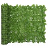 Paravan Balcon Frunze Verzi 600x100cm Polietilena Textil Gard Decorativ Intimitate