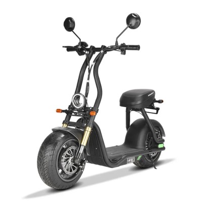 Scuter electric pentru adulti Solley Mini F1, 1000W putere, baterie Li-Ion 48V 13Ah, culoare neagra foto