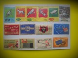 HOPCT LOT NR 54 CEHIA,IRLANDA,OLANDA,GERMANIA -14 ETICHETE VECHI CHIBRITURI-FILUMENIE-