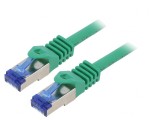 Patch cord verde S/FTP 6a LSZH 0,25m, Logilink