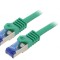 Patch cord verde S/FTP 6a LSZH 0,25m