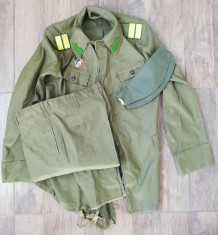 4 uniforme militare de Vara RSR tinuta militara perioada comunista Razboiul Rece foto
