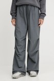 P.E Nation pantaloni de trening Discovery culoarea bej, uni, 252P058