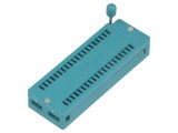 Soclu ZIF DIP40 THT 15.24mm pentru Circuite Integrate