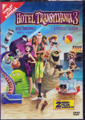 DVD animatie: Hotel Transilvania 3 ( SIGILAT, dublat si sub. limba romana ) foto